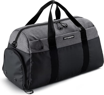 Fitgriff® Gym Bag V2 for Men and Women with Shoe & Wet Compartment - Duffle Bag for Travel, Sports