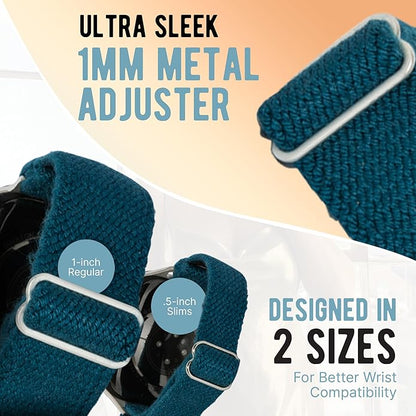 Braxley Bands - Organic Cotton Watch Bands For Women and Men, Compatible With All Apple Watch Sizes