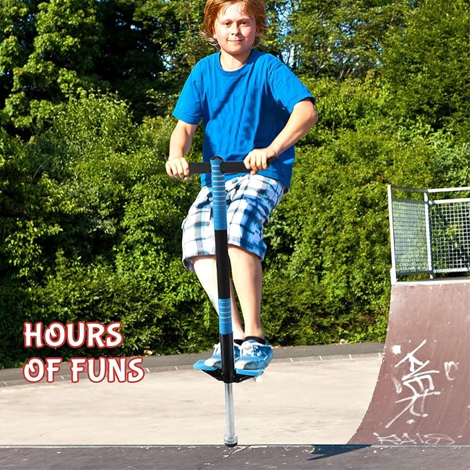 Leitee 3 Pcs Pogo Stick for Kids Age 6 and Up, Suitable for 40-80 lbs, Soft Foam Jump Stick for