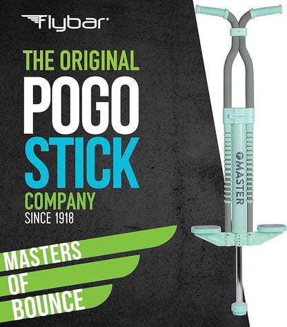 Flybar Master Pogo Stick for Kids Ages 9+, 80–160 lbs – Easy Grip Handles – Active Exercise Toy for