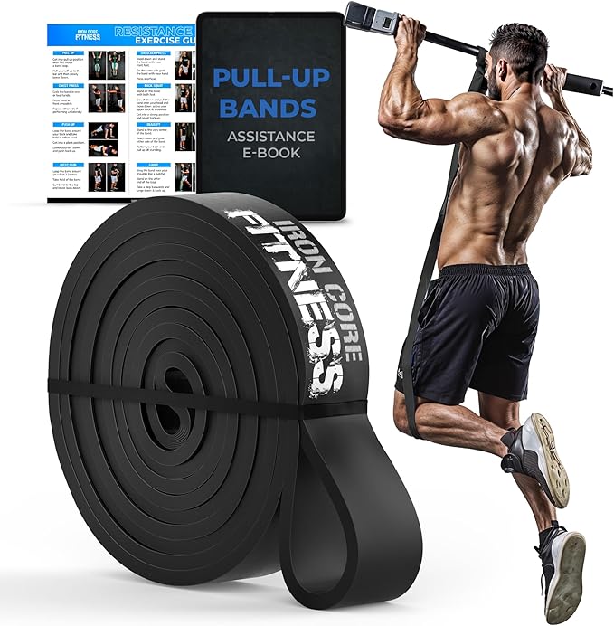 Pull Up Assistance Resistance Bands - Long Loop Power Bands for Men and Women - Strength Power