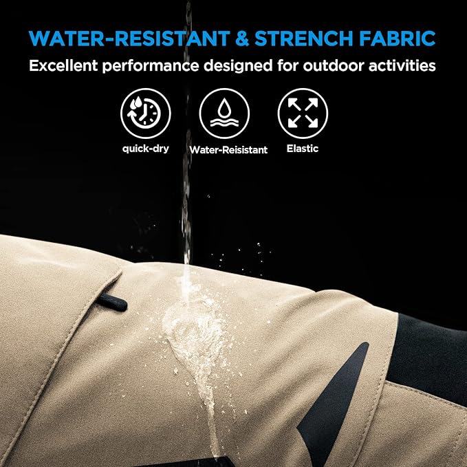 XKTTAC Men's Outdoor Quick Dry Lightweight Stretchy Shorts for Hiking, Tactical, Camping, Travel