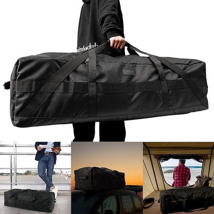 Fitdom 106L 45" Heavy Duty Extra Large Duffle with Upgrade Zipper, Durable & Water Resistant.