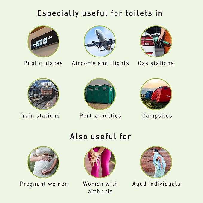 PeeBuddy 10 Funnels Female Urination Device | No Mess Disposable Urinal Funnel|Travel, Camping