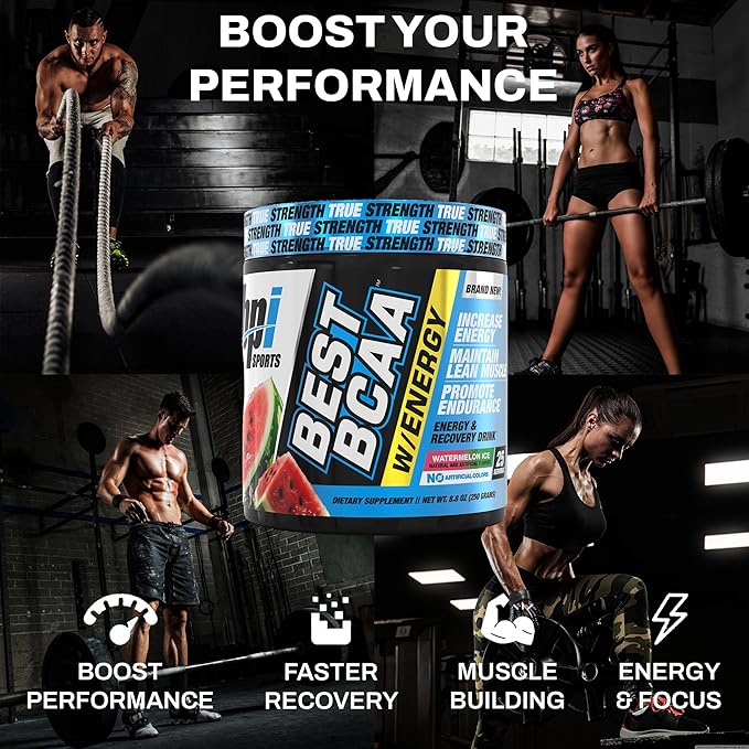 BPI Sports Best BCAA Powder - Muscle Recovery Support - Branched Chain Amino Acids Supplement |
