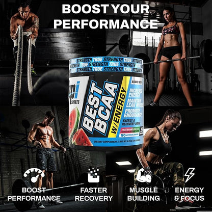 BPI Sports Best BCAA Powder - Muscle Recovery Support - Branched Chain Amino Acids Supplement |