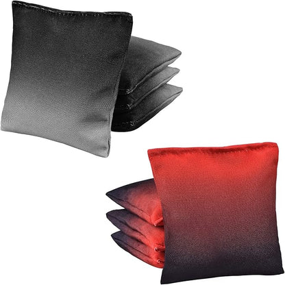 Weather Resistant Cornhole Bags, Gradient Corn Hole Bags Set of 8, Cornhole Bean Bags, Modified