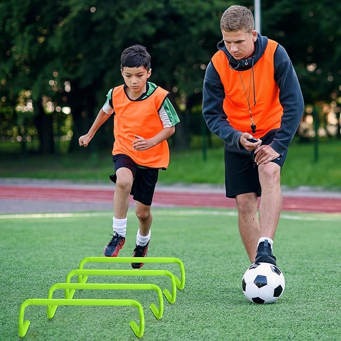 5 Pcs Speed Agility Training Hurdles Detachable Durable Equipment Plyometric and All Purpose Speed