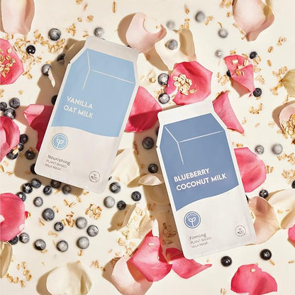 ESW Beauty Blueberry Coconut Milk - Firming Plant-Based Milk Face Mask - Rejuvenating with