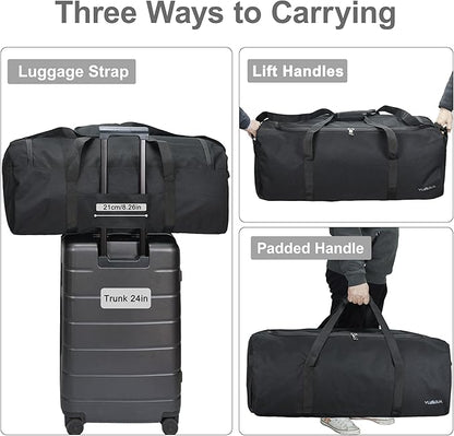 Large Duffle Bag 100L, Travel Duffel Bag for Men, Water & Tear Resistant Travel Bag, Extra Large