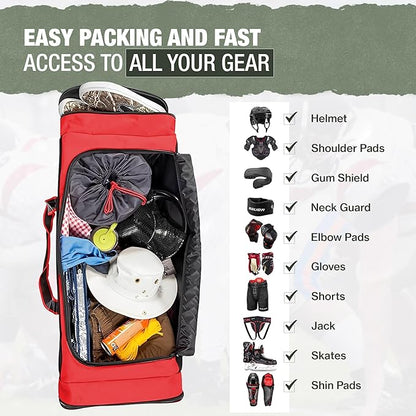 Jetstream Heavy Duty Multi Pocket Durable Sports Gym Equipment Travel Duffel Bag