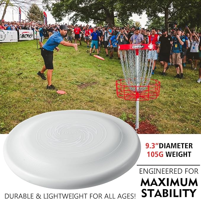 Sports Flying Disc - Compeition Flying Discs for Beach, Backyard, Lawn, Park, Camping and More