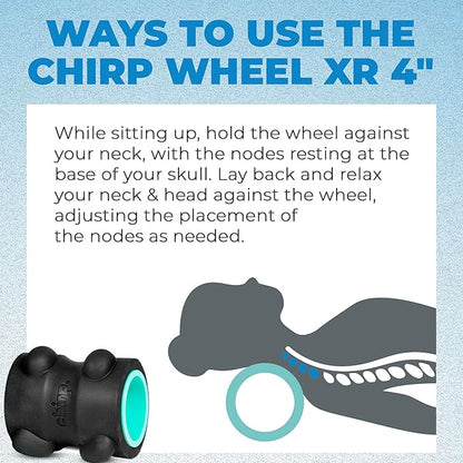 Chirp Wheel XR Massage Roller for Neck & Headache Relief ??Rejuvenate Body, Spinal Care & Tension