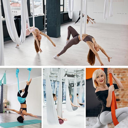 5.5 Yards Aerial Silk Swing Outdoor Hammock Aerial Yoga Swing For Adults,Aerial Yoga Hammocks for