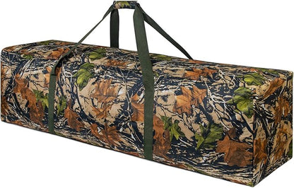 TOPDesign 46 Inch Extra Large Zippered Duffel Bag for Travel Camping Sports Equipment Storage