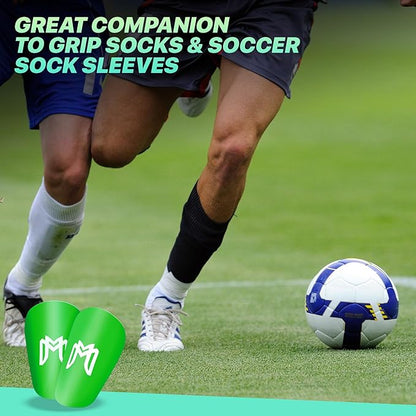 MiniGuards - Mini Shin Guards for Soccer Players - Tiny Shin Pads for Men, Women, Teens - Miniature