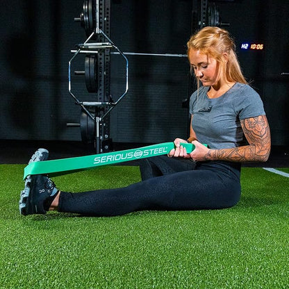 Serious Steel Fitness 32" Resistance Training Bands (Portable Exercise Band System Training Bands