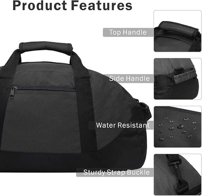 BuyAgain Duffle Bag, 18" Travel Carry On Sport Duffel Gym Bag with Top Handle For men Or Women