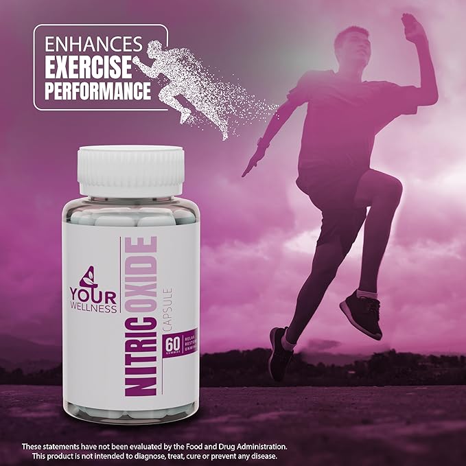 Nitric Oxide Supplement, with L Arginine and L Citrulline Boosting Nitric Oxide Production, Blood
