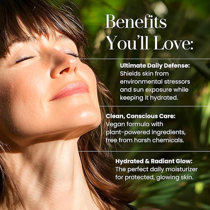 Hylunia Triple Defense Day Lotion | Age-Defying Moisturizer | Vitamin C, Turmeric & Titanium