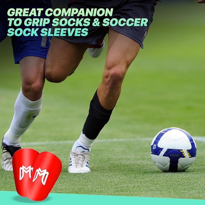 MiniGuards - Mini Shin Guards for Soccer Players - Tiny Shin Pads for Men, Women, Teens - Miniature