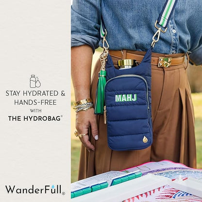WanderFull® Original HydroBag® Collection, Water Bottle Holder w/Strap & Phone Pocket, Hands-Free