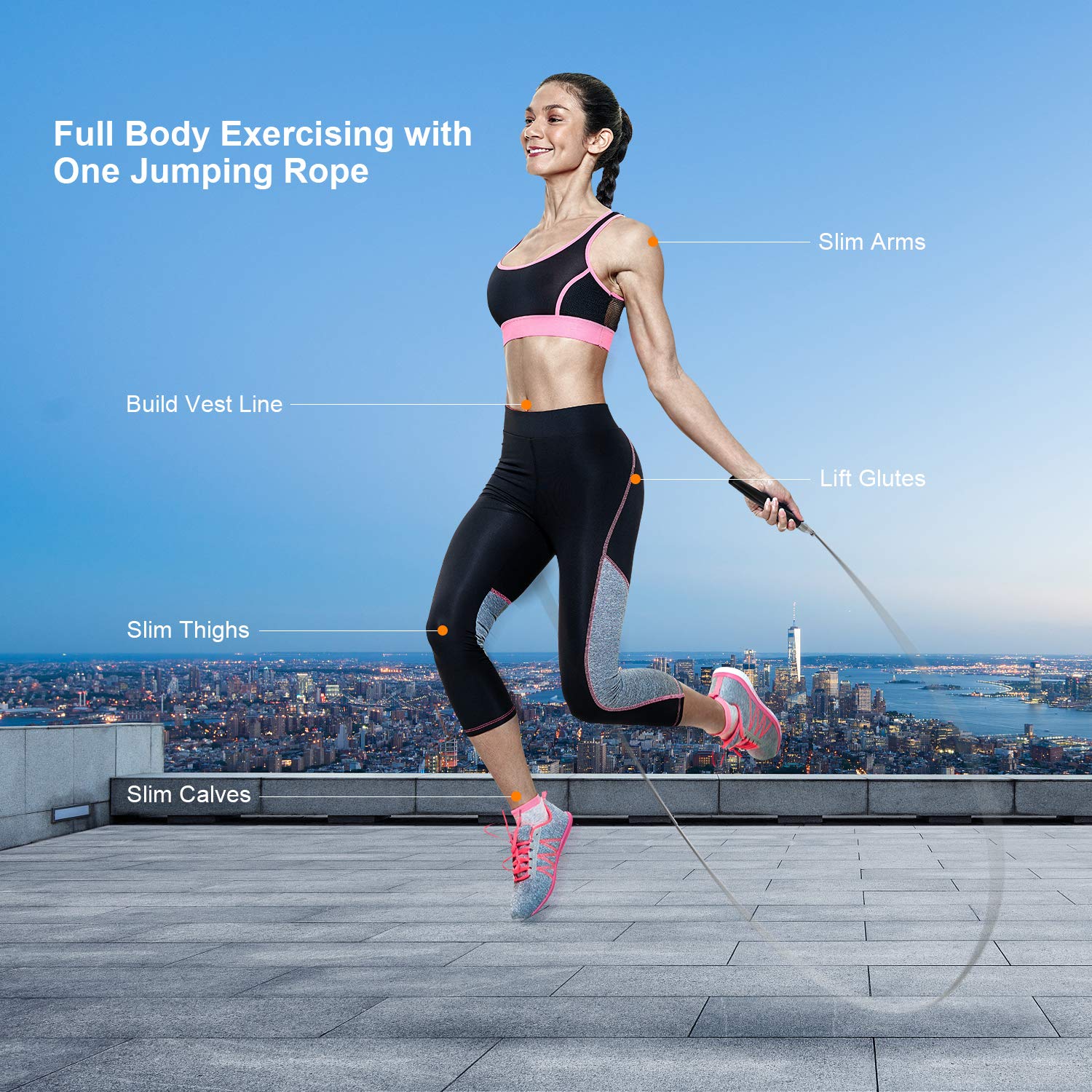 New 2026 Version Jump Rope, High Speed Weighted Jump Rope - Premium Quality Tangle-Free