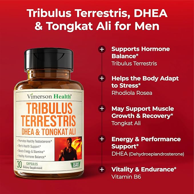 Testosterone Supplement For Men ??Tribulus Terrestris, Magnesium, Zinc, Tongkat Ali & Rhodiola