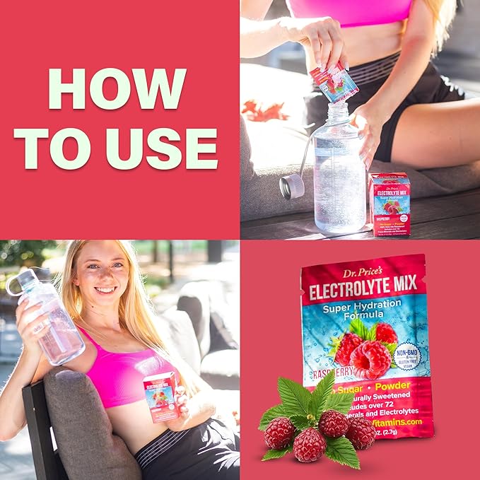 Dr. Price’s Electrolyte Mix | Sugar-Free Hydration Powder with 72+ Trace Minerals | No Sugar