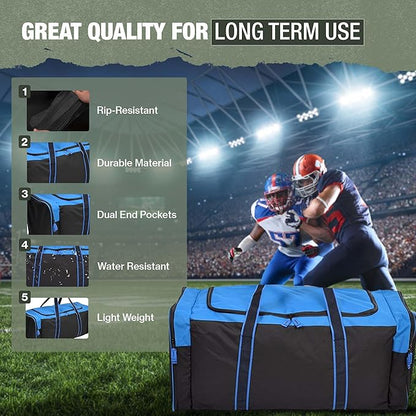 Jetstream Heavy Duty Multi Pocket Durable Sports Gym Equipment Travel Duffel Bag