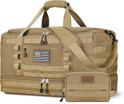 ETRONIK Travel Bag for Men Women, Gym Bag & Tactical Duffle Bags for Travel, Carry on with Toiletry