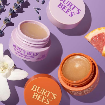 Burt’s Bees Moonlight Orchard Lip Sleeping Mask, With Hyaluronic Acid and Squalane Moisturizer To