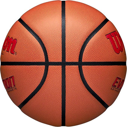 WILSON Evolution Indoor Game Basketballs - Size 5, Size 6 and Size 7