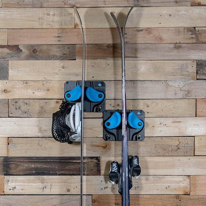 Ultimate Ski & Snowboard Wall Rack | Secure, Non-Slip Storage | Fits Any Ski/Board | Garage