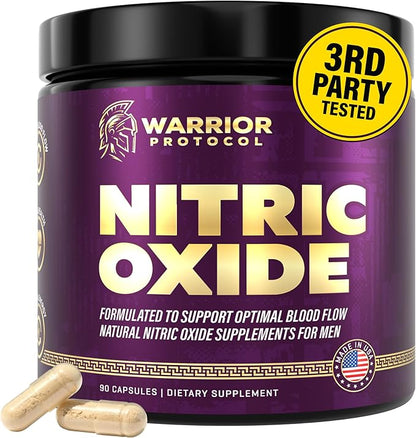 Nitric Oxide Supplements for Men - Nitric Oxide Booster for Blood Flow, Stamina Booster, Alpha