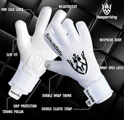 Professional Soccer Goalie Gloves Kids, Boys, Youth, Adult, Men- Football Goalkeeper Glove Strong