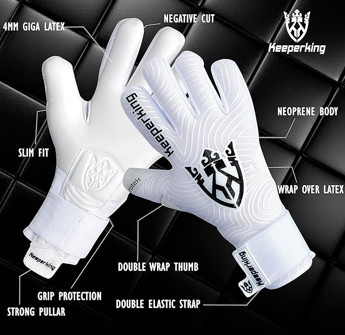 Professional Soccer Goalie Gloves Kids, Boys, Youth, Adult, Men- Football Goalkeeper Glove Strong