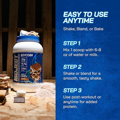 Evogen Isoject - Whey Protein Isolate | Ultra-Pure Whey Protein Powder with Ignitor Enzymes, BCAAs