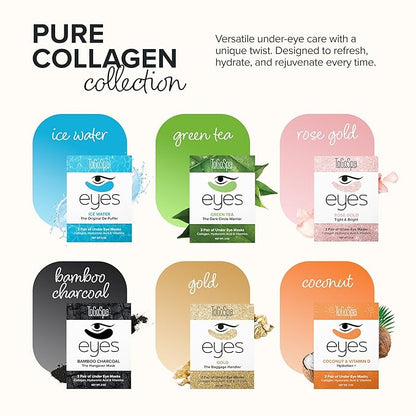 ToGoSpa, Bamboo Charcoal Under Eye Repair Mask, Collagen Under Eye Patches, Enriched With Ale Vera