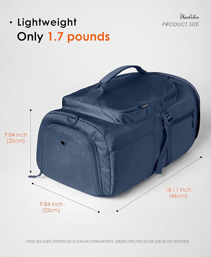 Gym Bag for Women Workout Gym Backpack with Shoe Compartment Sports Duffel Bag Multiple Pockets 30L