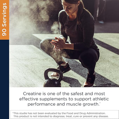 Designs for Health Creatine Monohydrate Powder - Unflavored Micronized Creatine Powder for Women &