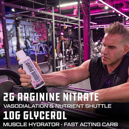 Liquid Pump - Glycerol and Arginine Nitrates for Optimized Pump pre-Workout Liquid Caffeine Free