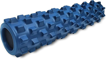 RumbleRoller Original Textured Foam Roller - Deep Tissue, Self Myofacial Release Massage Therapy