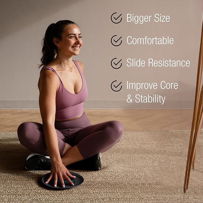 Gliding Discs for Working Out - Exercise Sliders for Carpet & Hardwood Floors 1 Pair, Authentic