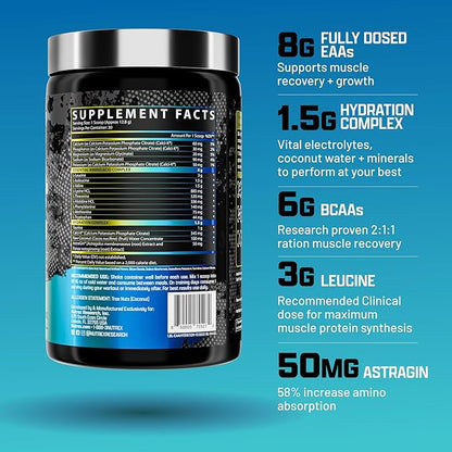 Nutrex Research EAA Hydration | EAAs + BCAA Powder | Muscle Recovery, Strength, Muscle Building
