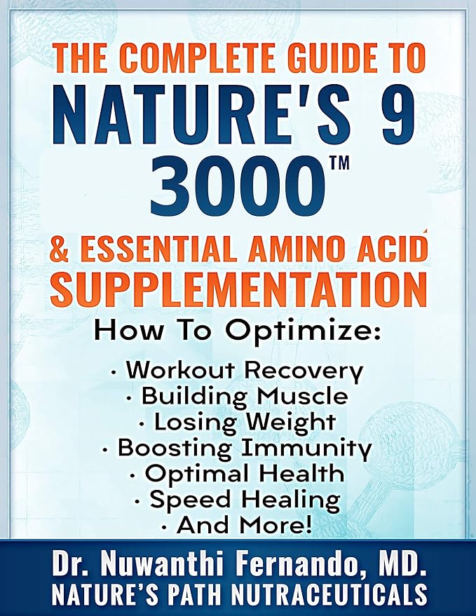 Nature's 9 3000 Essential Amino Acids Supplement, Best EAA Amino Acid Complex All 9 Essential Amino