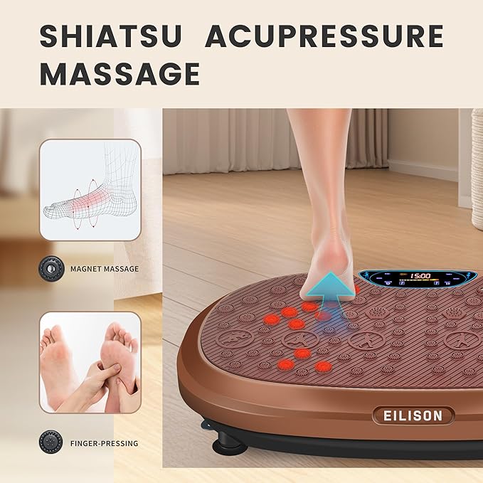 EILISON FitMaxx 3D XL Vibration Plate Exercise Machine - Whole Body Workout Vibration Platform