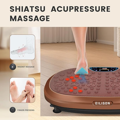 EILISON FitMaxx 3D XL Vibration Plate Exercise Machine - Whole Body Workout Vibration Platform