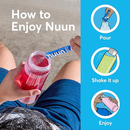 Nuun Sport Electrolyte Powder Packets with Magnesium, Calcium, Potassium, Chloride, and Sodium
