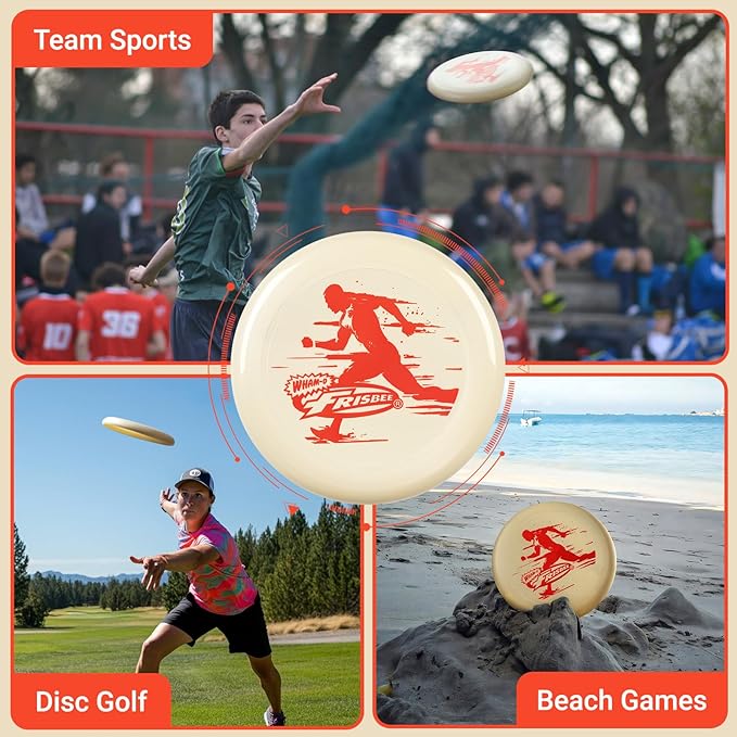 Wham-O Frisbee All Sport Flying Disc 140g, 9.85 Inch, Durable Sports Disc with Non-Slip Grip for
